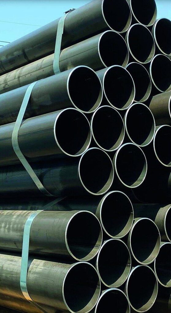 Tubes en acier prêts à l’expédition